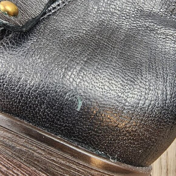 NWOB Eric Michael London Leather Ankle Booties size 6 - Picture 10 of 11